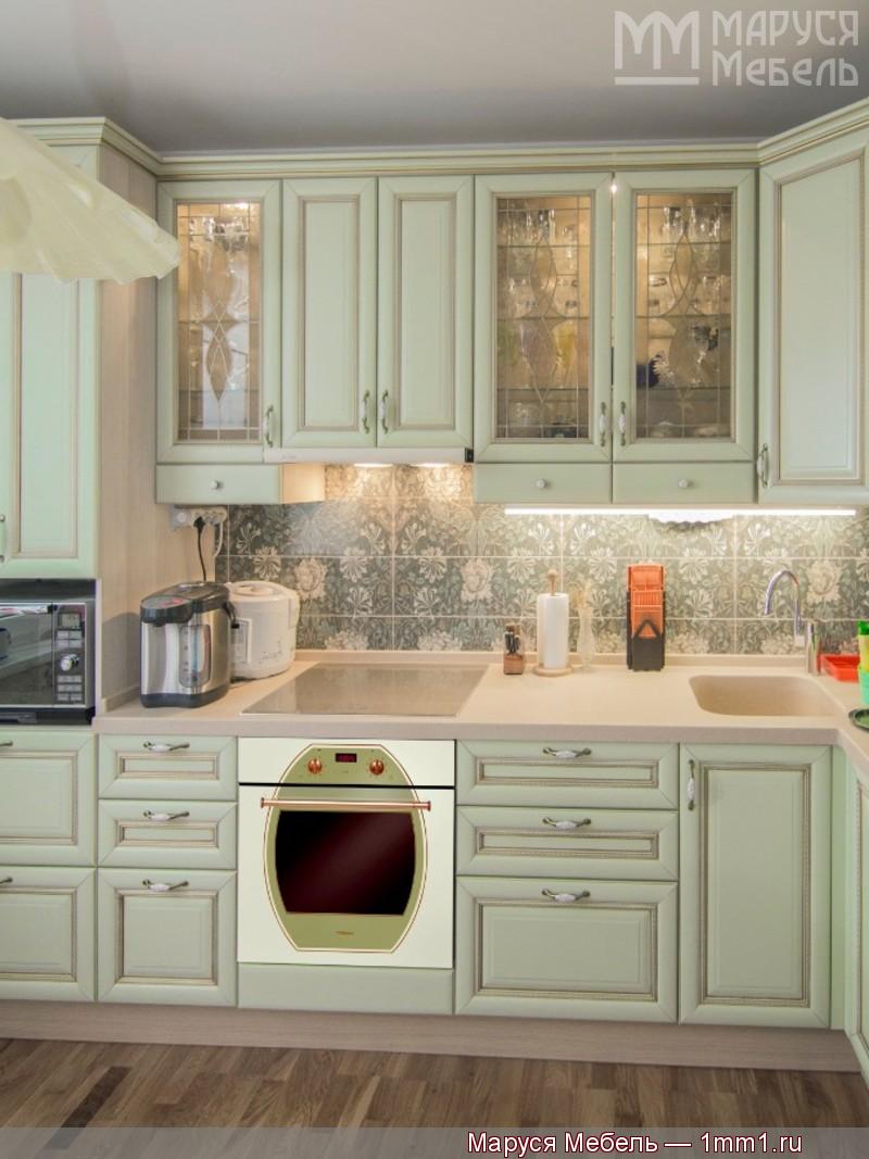 Фисташковая кухня: 70 идей с фото интерьера кухни фисташкового цвета