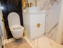 Тумба с вертикальным рисунком