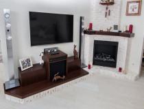 Тумба и камин