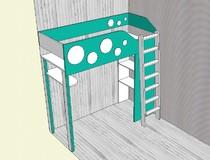 Кровать двухъярусная