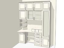 Стол со шкафами