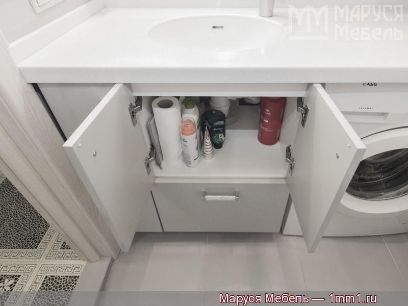 Маленькая ванная комната: Тумба в ванную без раковины