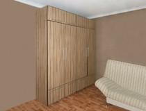 Шкаф зебрано