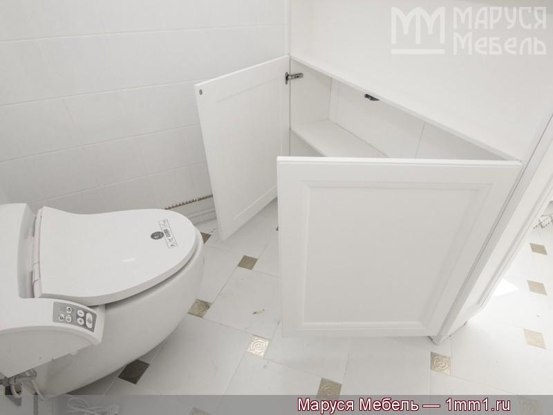 Современная ванная комната: Пенал для ванной комнаты напольный