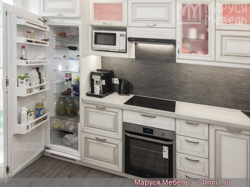 Кухня высокие шкафы: Шкаф под холодильник