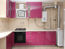 Кухни с газовой колонкой