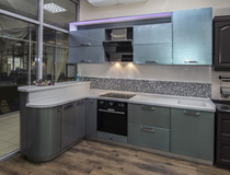 Голубые кухни